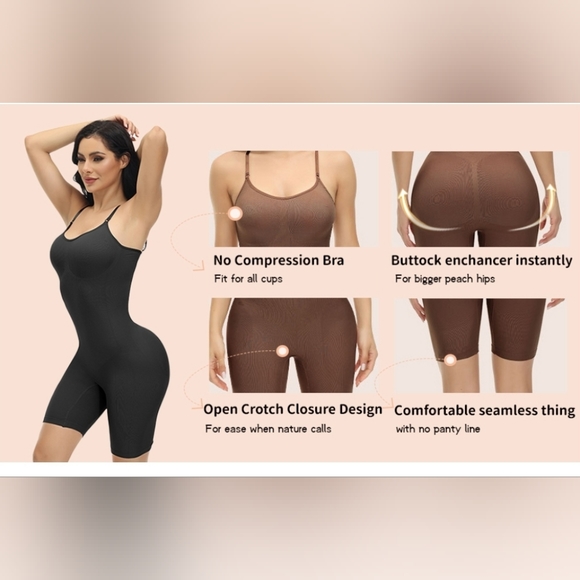 Shapewear Bodysuits for Women Tummy Control - Picture 9 of 11